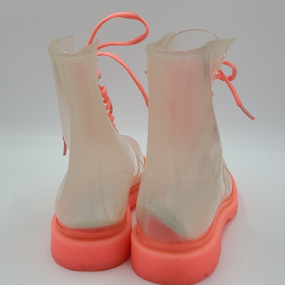 G-Six Workshop Clear Combat Boot Womens 7 - Picture 5 of 6